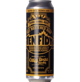 Пиво Oskar Blues, "Ten Fidy" Double Barrel-Aged Hot Buttered Rum, in can, 568 мл