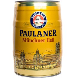 Пиво Paulaner, Original Munchner Hell, mini keg, 5 л