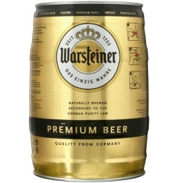 Пиво "Warsteiner" Premium Verum, mini keg, 5 л