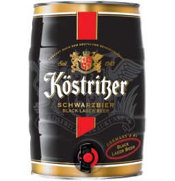 Пиво "Kostritzer" Schwarzbier, mini keg, 5 л