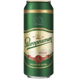Пиво "Staropramen" Premium (Russia), in can, 0.5 л