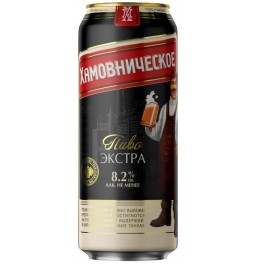 Пиво "Хамовническое" Экстра, в банке, 0.5 л