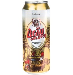 Пиво Starzinger, "Brau am Berg" Lager Hell, in can, 0.5 л