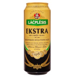 Пиво "Lacplesis" Ekstra, in can, 0.5 л