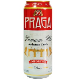 Пиво "Praga" Premium Pils, in can, 0.5 л