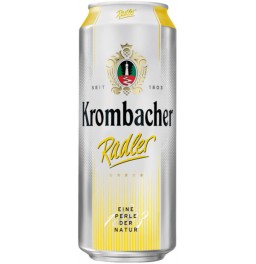 Пиво Krombacher, Radler, in can, 0.5 л