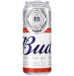 Пиво "Bud" Alcohol Free, in can, 0.5 л