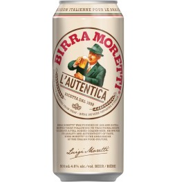 Пиво "Birra Moretti" L'Autentica, in can, 0.5 л