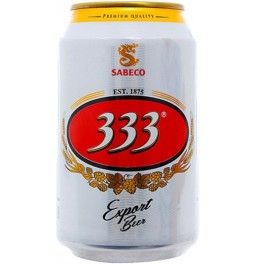 Пиво Sabeco, "333" Export, in can, 0.33 л