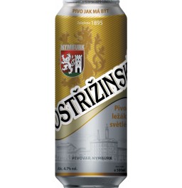 Пиво Nymburk, "Postrizinske" Svetly Lezak, in can, 0.5 л
