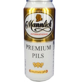 Пиво "Mannlich International" Premium Pils, in can, 0.5 л