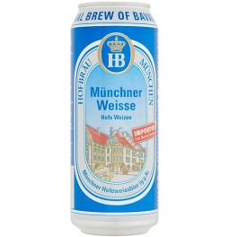 Пиво "Hofbrau" Munchner Weisse, in can, 0.5 л