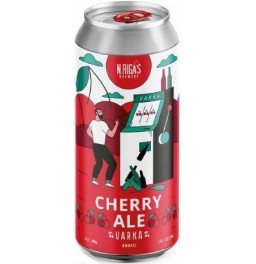 Пиво New Riga's Brewery, "Varka" Cherry Ale, in can, 0.45 л