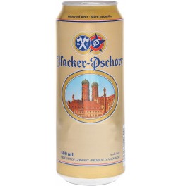 Пиво "Hacker-Pschorr" Hefe Weisse, in can, 0.5 л