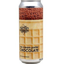 Пиво Konix Brewery, "Ice Cream Porter Chocolate", in can, 0.45 л