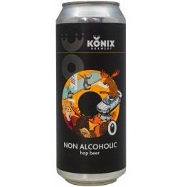 Пиво Konix Brewery, "Moose, Just Moose" Non Alcoholic, in can, 0.45 л