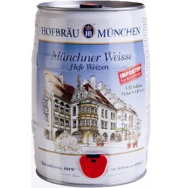 Пиво "Hofbrau" Munchner Weisse, mini keg, 5 л
