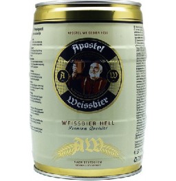 Пиво "Apostel" Premium Weissbier, mini keg, 5 л