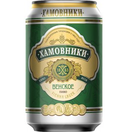 Пиво "Хамовники" Венское, в жестяной банке, 0.33 л