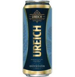 Пиво "Ureich" Hefeweizen Hell, in can, 0.5 л