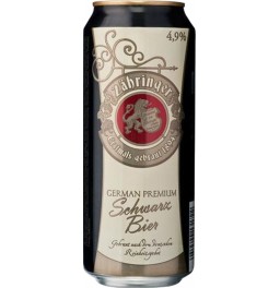 Пиво "Zahringer" Schwarzbier, in can, 0.5 л