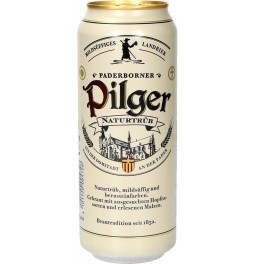 Пиво Paderborner, Pilger, in can, 0.5 л