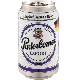 Пиво "Paderborner" Export, in can, 0.33 л