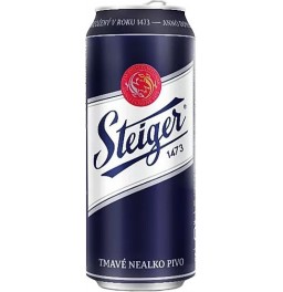 Пиво "Steiger" Tmave Nealko, 0.5 л