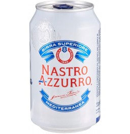 Пиво "Peroni" Nastro Azzurro, in can, 0.33 л