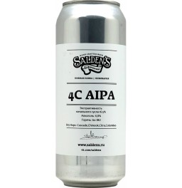 Пиво "Salden's" 4C AIPA, in can, 0.5 л