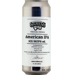 Пиво Salden's, American IPA "Six Hops" ed., in can, 0.5 л