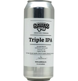 Пиво "Salden's" Triple IPA, in can, 0.5 л