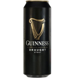 Пиво "Guinness" Draught (with nitrogen capsule), in can, 0.44 л