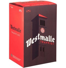 Пиво Westmalle, "Trappist", gift set (2 bottles &amp; glass), 0.33 л