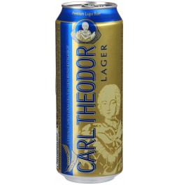 Пиво "Carl Theodor" Lager, in can, 0.5 л