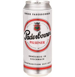 Пиво Paderborner, Pilsener, in can, 0.5 л