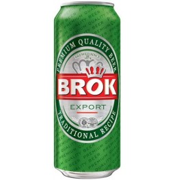 Пиво "Brok" Export, in can, 0.5 л