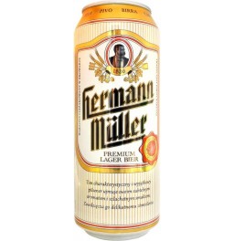 Пиво "Hermann Muller", in can, 0.5 л