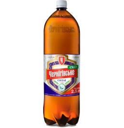 Пиво "Черниговское" Светлое, ПЭТ, 2.5 л