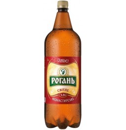 Пиво Rogan, "Monastyrskoe", PET, 2 л