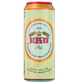 Пиво "EKU" Pils, in can, 0.5 л