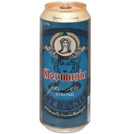 Пиво "Germania" Premium Strong, in can, 0.5 л