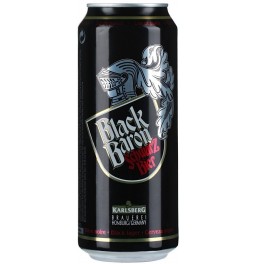 Пиво "Black Baron" Schwarzbier, in can, 0.5 л