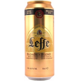 Пиво "Leffe" Blonde, in can, 0.5 л