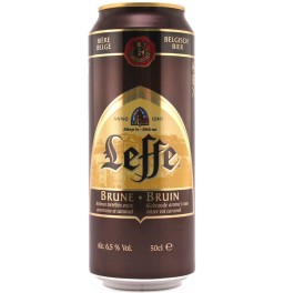 Пиво "Leffe" Brune, in can, 0.5 л