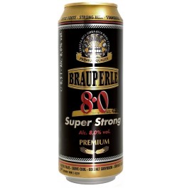 Пиво "Brauperle" Strong, in can, 0.5 л