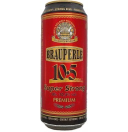 Пиво "Brauperle" Super Strong, in can, 0.5 л