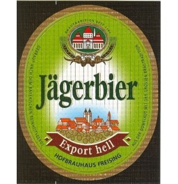 Пиво "Hofbrauhaus Freising" Jagerbier, Export Hell, in keg, 30 л