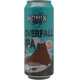 Пиво Konix Brewery, "Overfall" IPA, in can, 0.5 л