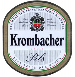 Пиво "Krombacher" Pils, in keg, 30 л